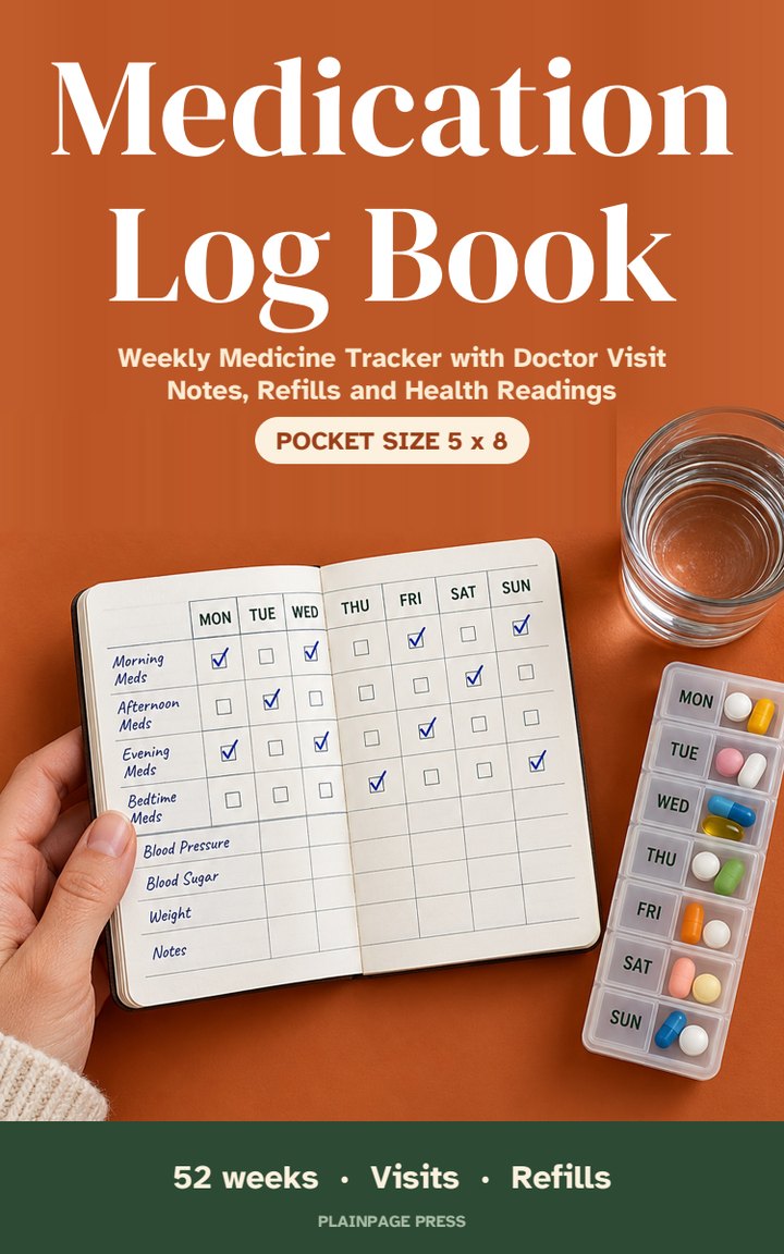 Medication Log Book cover